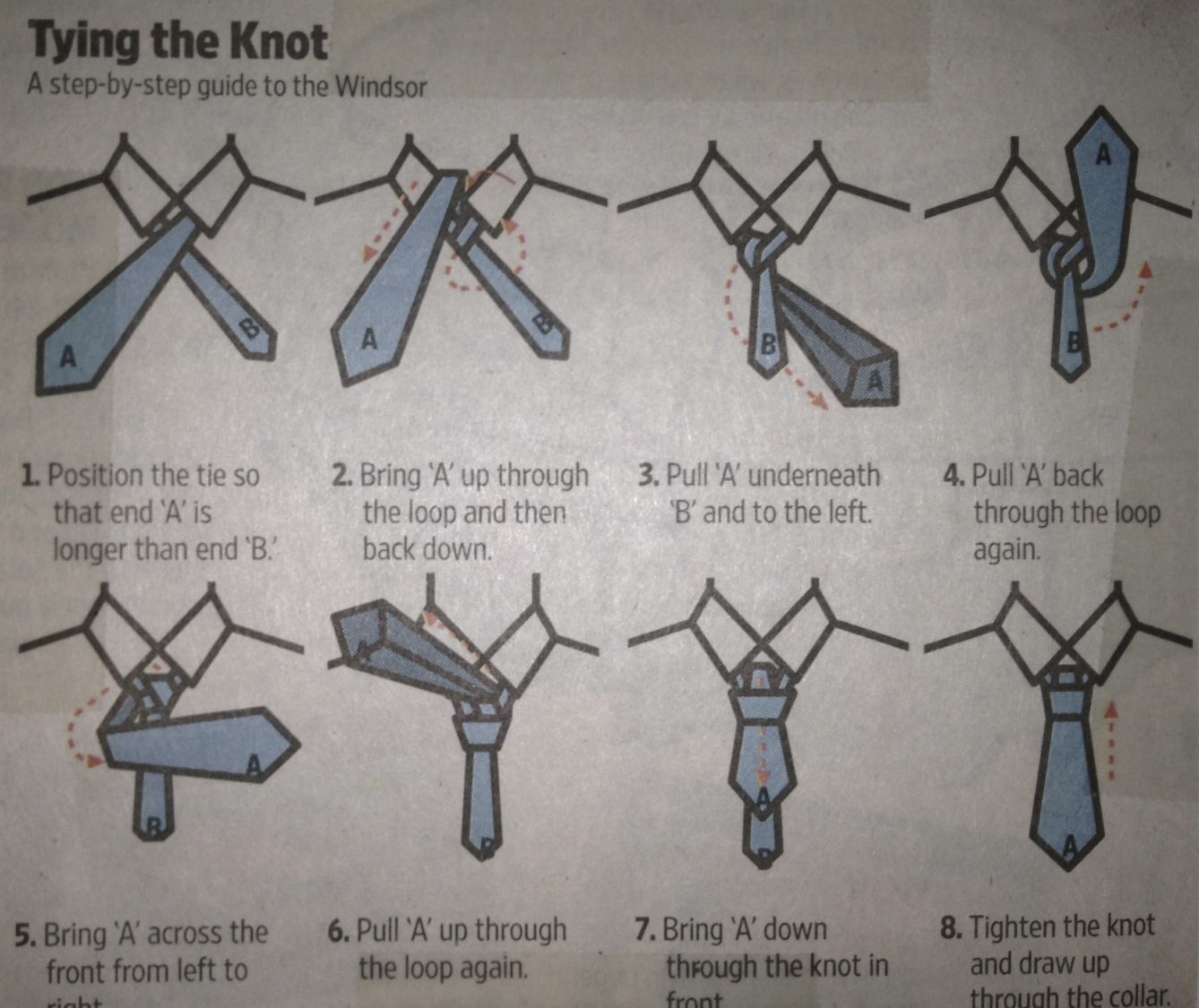 Tying the Knot - A step-by-step guide to the Windsor